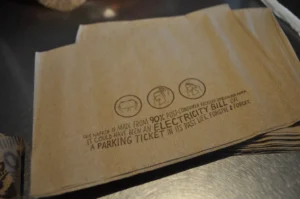 how are recycled napkins made